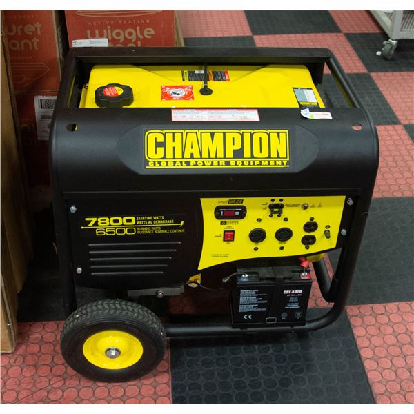 CHAMPION 7800WATT GAS GENERATOR (NOT RUNNING)