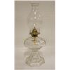 Image 1 : ANTIQUE OIL LAMP WITH HURRICANE LAMP SHADE