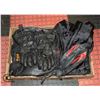 Image 1 : TRAY OF MOTORCYCLE RIDING GEAR