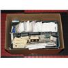 Image 1 : BOX OF ELECTRICAL SUPPLIES