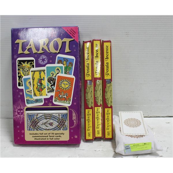 TAROT CARDS & INCENSE ALL TOGETHER-ESTATE