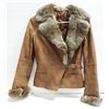 Image 1 : DANIER LADIES LEATHER FUR TRIM CAOT-ESTATE