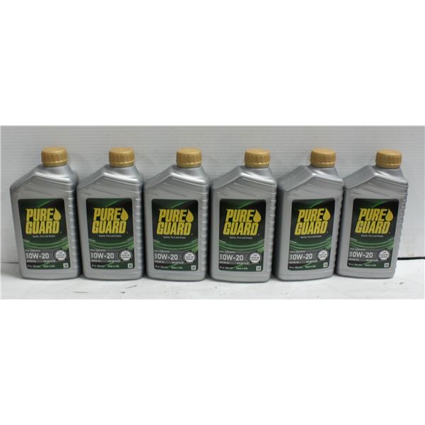 6 SEALED PURE GUARD FULL SYNTHETIC MOTOR OIL