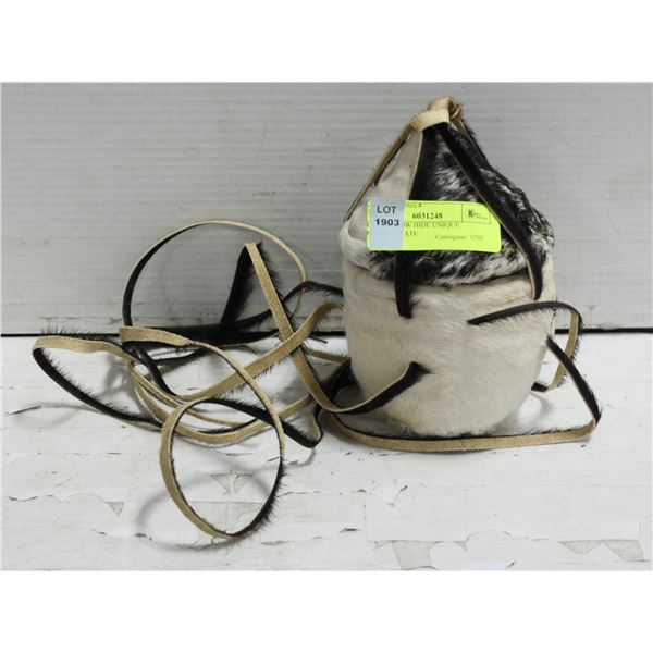ESTATE COW HIDE UNIQUE PURSE-ESTATE