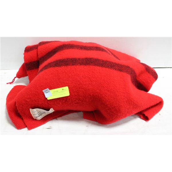 ESTATE HUDSON BAY BLANKET COAT 100% VIRGIN
