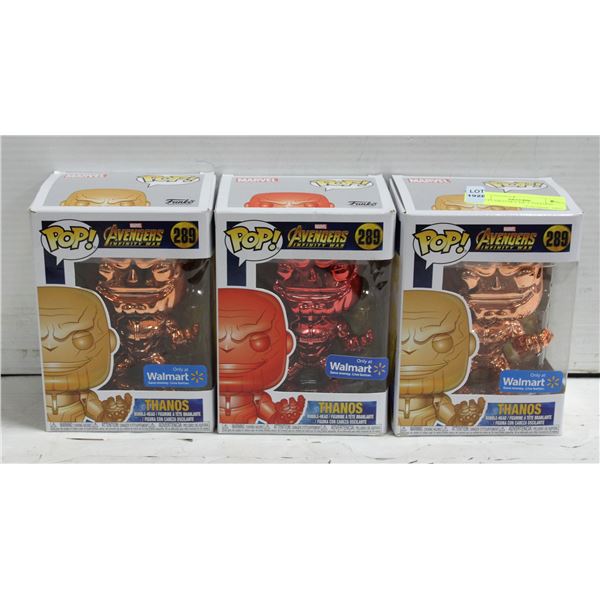 NEW FUNKO SET OF 3 THANOS