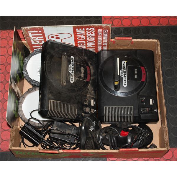 VINTAGE SEGA GENEIS GAMING SYSTEMS