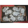 Image 1 : TRAY OF ASSORTED CASTERS