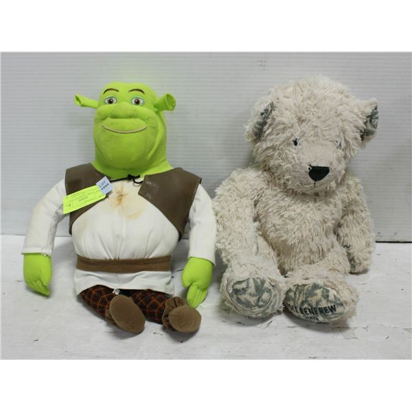 SHREK JUMBO PLOSH STUFFED DOLL COLLECTIBLE HASBRO