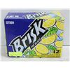 Image 1 : NEW CASE OF 12 LEMON BRISK ICED TEA 12 X 355ML