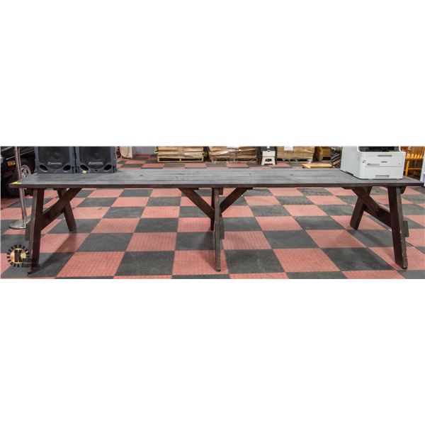 EXTRA LONG PICNIC TABLE 12' X 44" X 30"