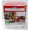 Image 1 : HOLIDAY TIME 8' SANTA SLEIGH & REINDEER INFLATABLE