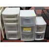 Image 1 : 3 SETS OF ORGANIZERS WITH CRAFT/ART SUPPLIES