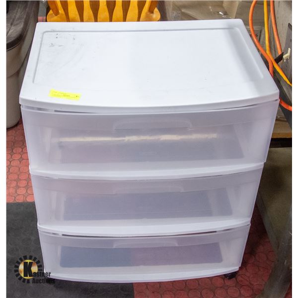 3 DRAWER STERILITE STORAGE CONTAINER