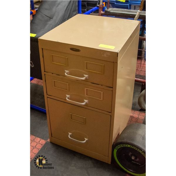 COLE STEEL 3 DRAWER - METAL FILLING CABINET