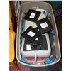 Image 1 : - TOTE WITH 2 MATCHING BOAT SEATS WITH SWIVEL