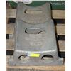 Image 1 : CAST ALUMINUM WHEEL CHALKS