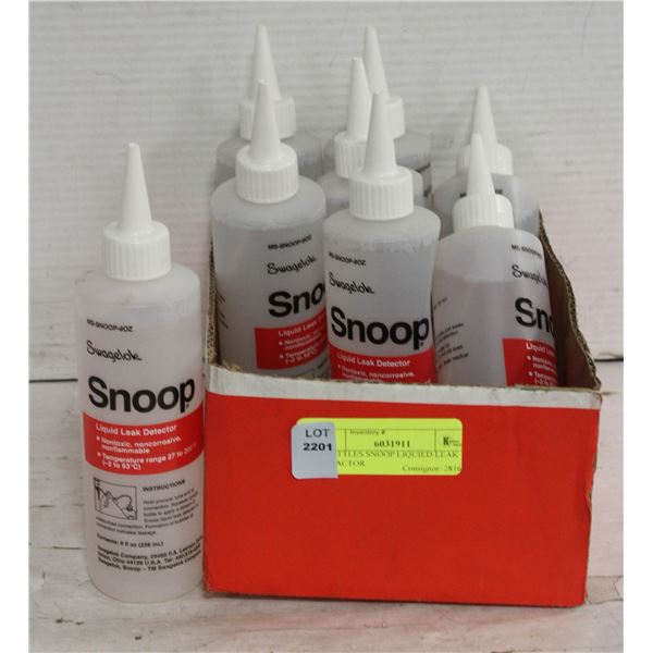 8 BOTTLES SNOOP LIQUID LEAK DETECTOR