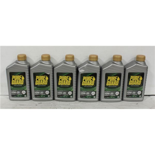 6 SEALED PURE GUARD FULL SYNTHETIC MOTOR OIL