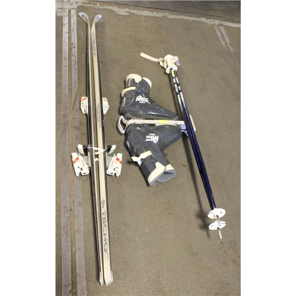 MENS SKI EQUIPMENT - TECNO PRO-TPC TARGA SKIIS,