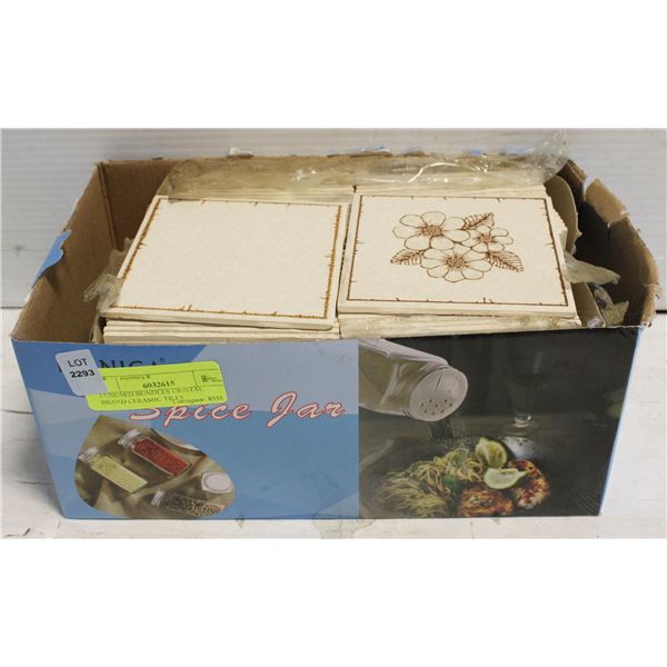 2 UNUSED BUNDLES CRISTAL BRAND CERAMIC TILES