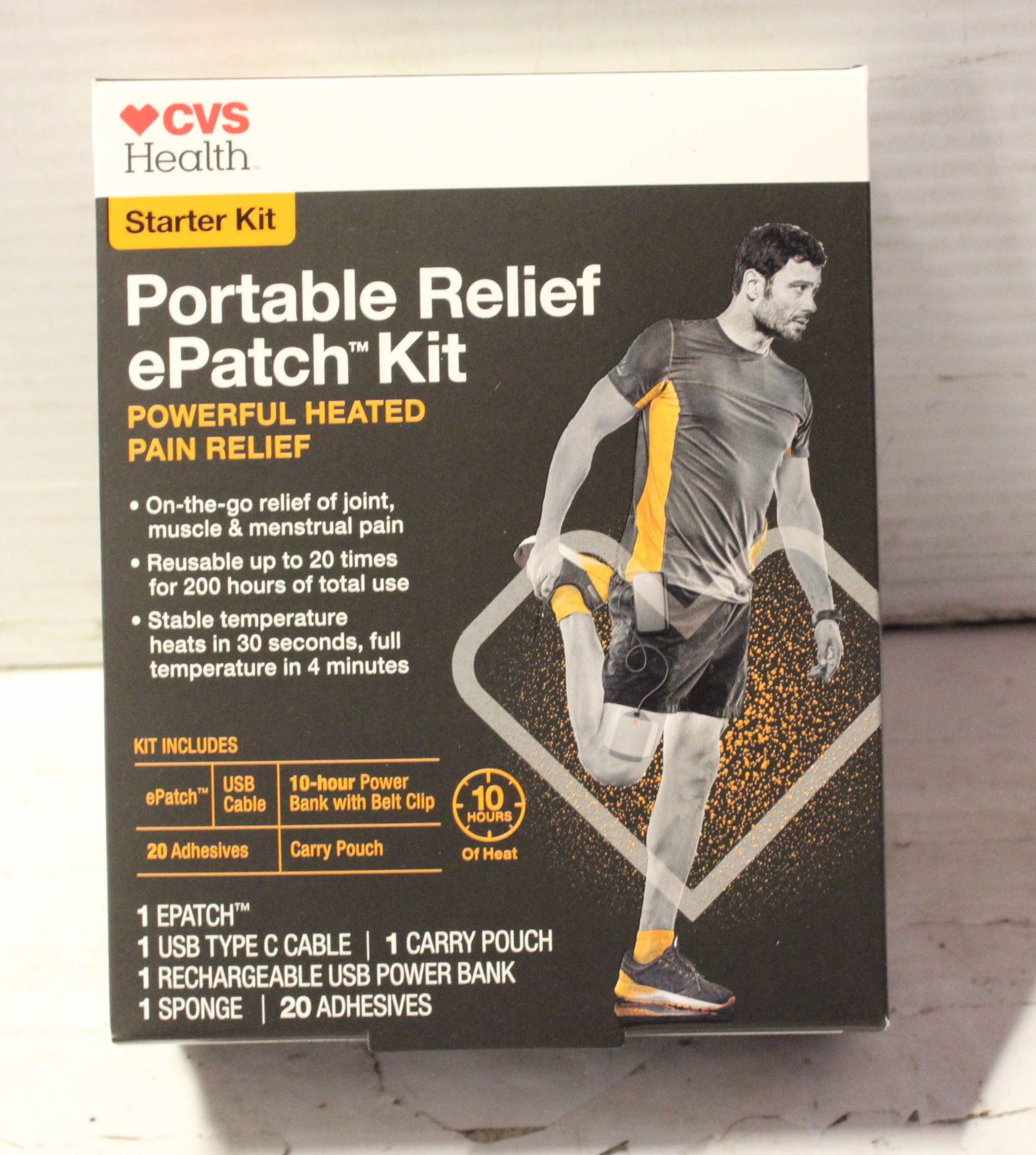 BRAND NEW CVS HEALTH PORTABLE RELIEF EPATCH KIT