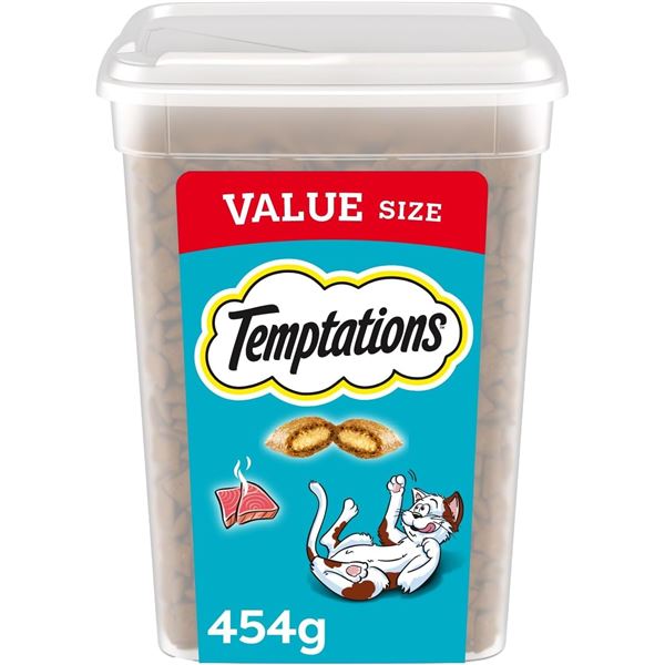 454G VALUE SIZE TEMPTATIONS CAT TREATS - TUNA