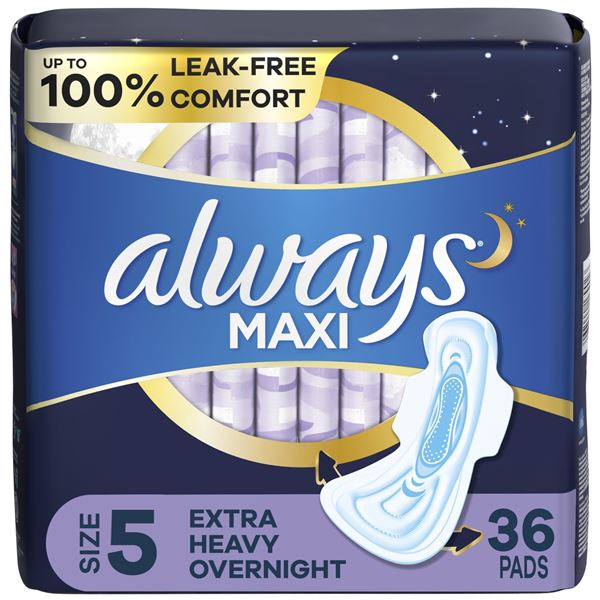 NEW 36 PADS ALWAYS MAXI