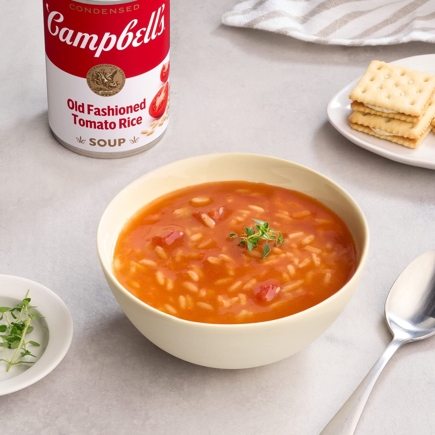 NEW CASE OF CAMPBELLS TOMATO RICE SOUP