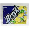 Image 1 : CASE OF 12 LEMON BRISK ICED TEA - 355ML PER CAN