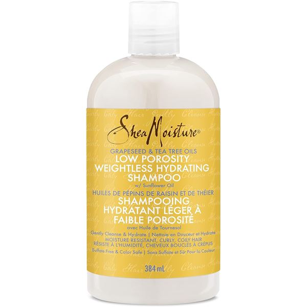 BRAND NEW 384ML SHEA MOISTURE LOW POROSITY SHAMPOO