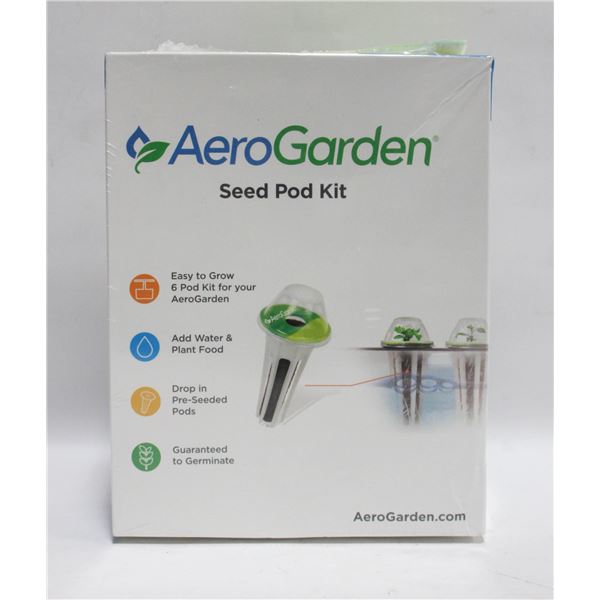 NEW AERO GARDEN GOURMET HERB 6 PACK SEED POD KIT