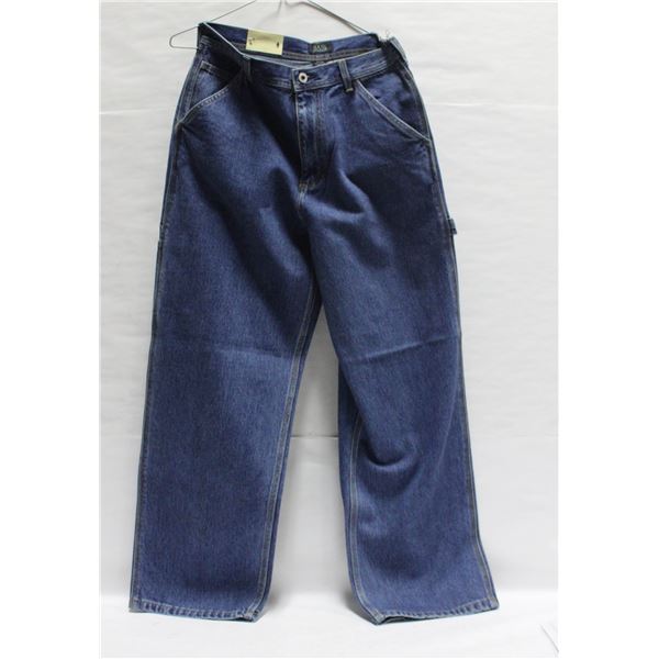 NEW BASS DENIM 100% COTTON WORK JEANS W32 L32