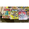 Image 25 : BOX OF ASSORTED MARVEL & DC COMIC BOOKS INCLUDING; THE ETERNALS, MICRONAUTS, MISTER MIRACLE, ROM &