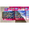 Image 2 : LOT OF 10 ASSORTED REVELL MINIKITS INCLUDING; F/A-18 HORNET 06534, F-14 TOMCAT 06545 & DASSAULT