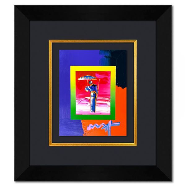 Umbrella Man with Cane by Peter Max