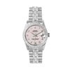 Image 2 : Rolex Midzie 31MM Quickset Cream Arabic Dial With Diamond Bezel Datejust Wristwa