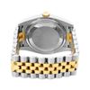 Image 8 : Rolex Mens Two Tone Sapphire Quickset Cream Arabic Dial Datejust With Rolex Box