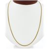 Image 1 : NEW Unisex Solid 14k Yellow Gold 2.6mm Miami Cuban Curb Link 24" Chain Necklace