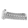 Image 8 : Rolex Ladies Stainless Steel Silver Index Pyramid Diamond Bezel Date Watch