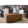 Image 1 : * Malcom French Provincial 9-Drawer Dresser w/ Mirror - 46" x 33" Mirror & Dresser: 65" x 20" x 32 T