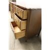 Image 7 : * Malcom French Provincial 9-Drawer Dresser w/ Mirror - 46" x 33" Mirror & Dresser: 65" x 20" x 32 T