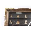 Image 2 : * Red Rose Tea Figurines Cabinet w/ 50 Figurines - 21" x 27" x 4"
