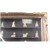 Image 3 : * Red Rose Tea Figurines Cabinet w/ 50 Figurines - 21" x 27" x 4"