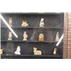 Image 4 : * Red Rose Tea Figurines Cabinet w/ 50 Figurines - 21" x 27" x 4"