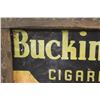 Image 2 : * Buckingham Cigarette's Metal & Wood Sign - 37" x 64"