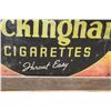 Image 3 : * Buckingham Cigarette's Metal & Wood Sign - 37" x 64"