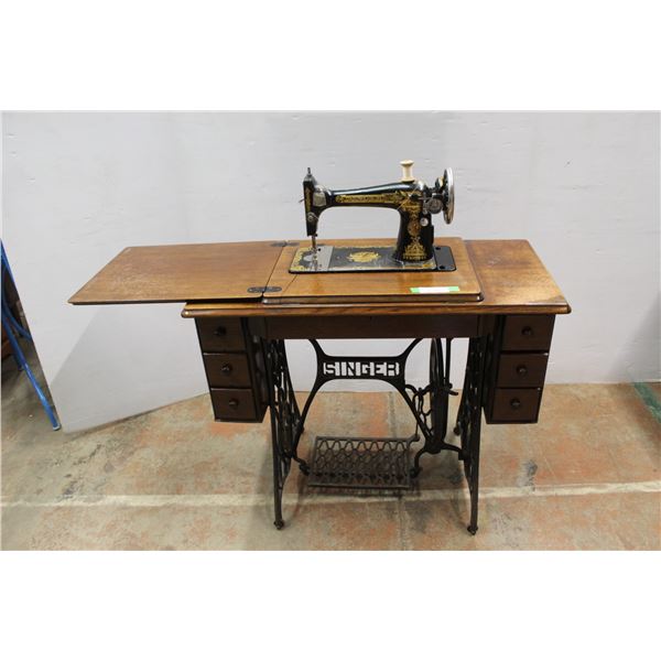 * Singer Sewing Machine Cabinet - 36" x 17"x 31" - as is
