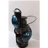 Image 7 : CPR Railway Amber & Blue Lantern - 18" x 9"