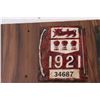 Image 2 : (2) Saskatchewan License Plate Tags - 1921 & 1922